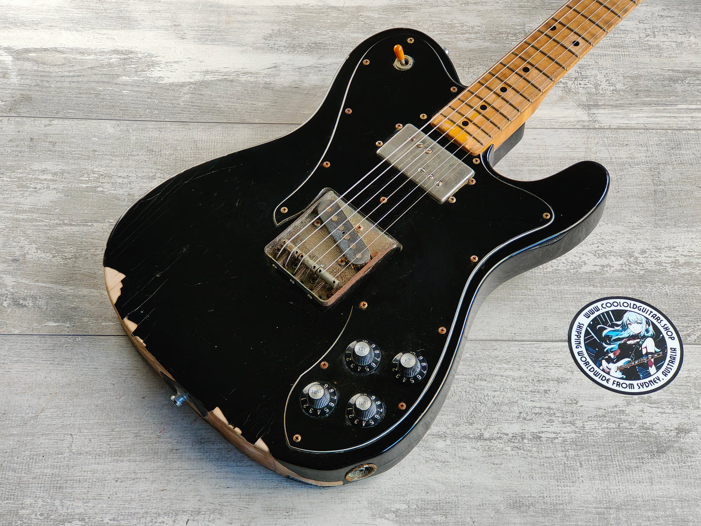 1987 Fender Japan TC72-60 "E Series" Telecaster Custom (Black)