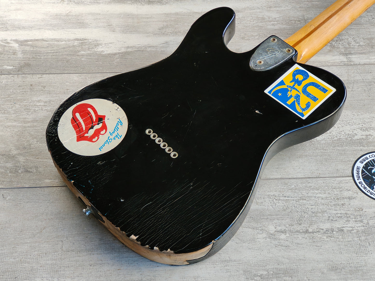 1987 Fender Japan TC72-60 "E Series" Telecaster Custom (Black)