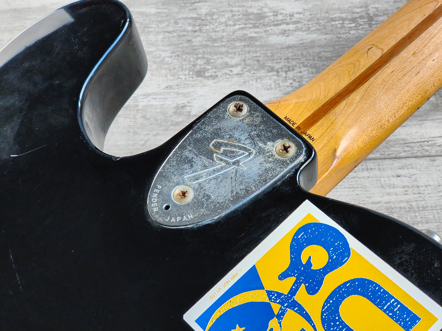1987 Fender Japan TC72-60 "E Series" Telecaster Custom (Black)