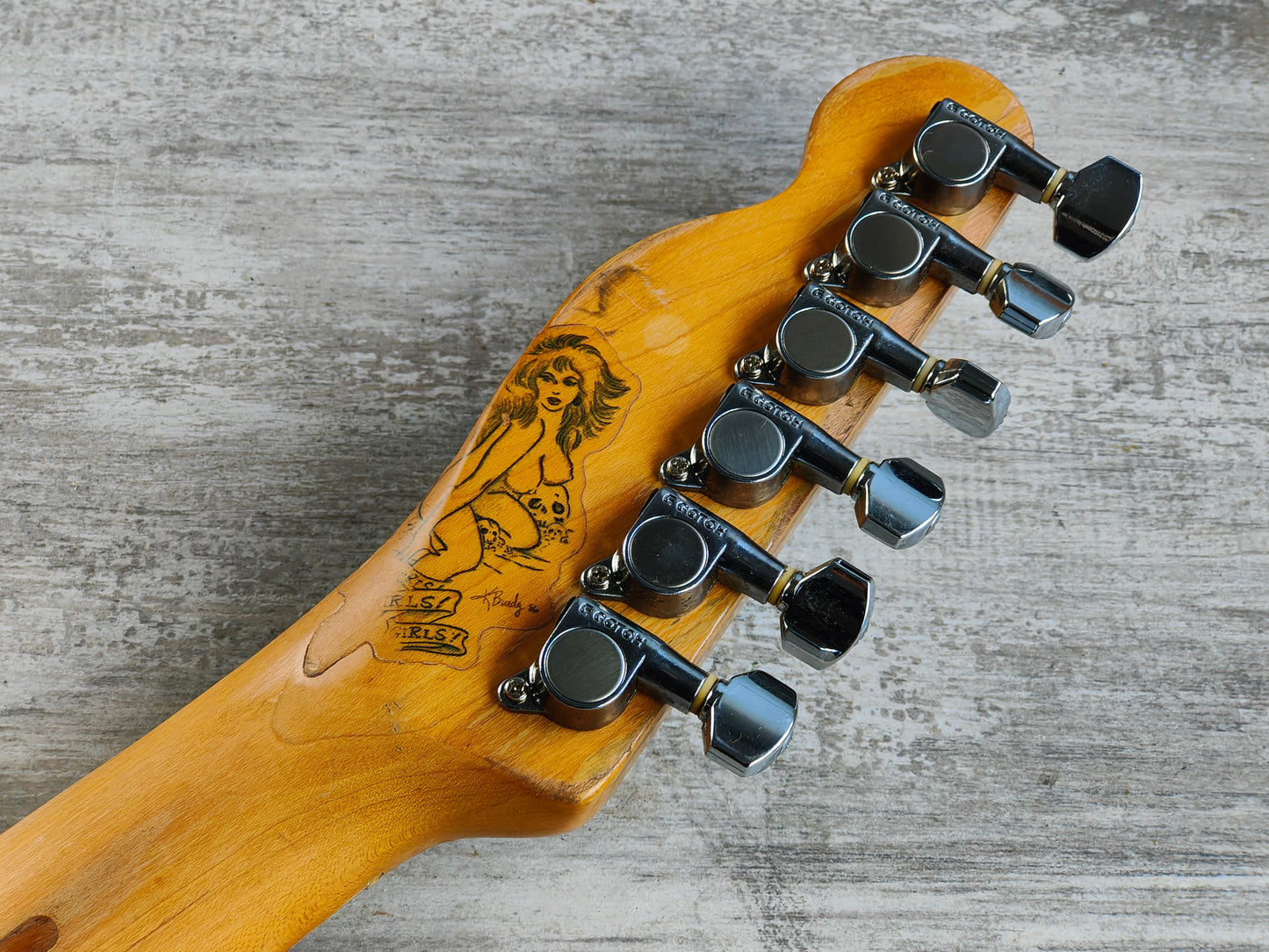 1987 Fender Japan TC72-60 "E Series" Telecaster Custom (Black)