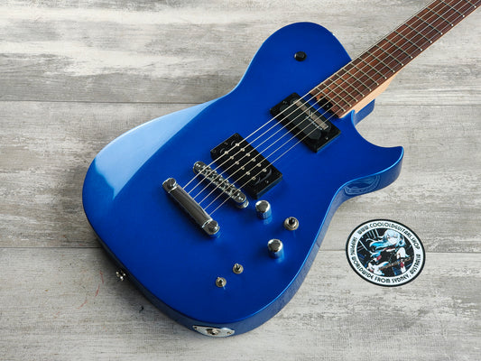 2022 Manson (Cort) MBM-2 Matthew Bellamy Signature Model w/Sustainiac (Meta Blue)