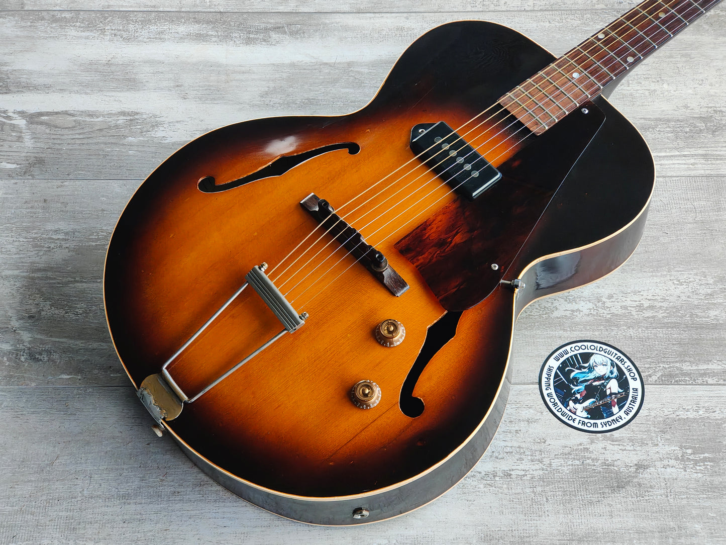 1952 Gibson USA L48 Archtop Acoustic w/Pickup (Sunburst)