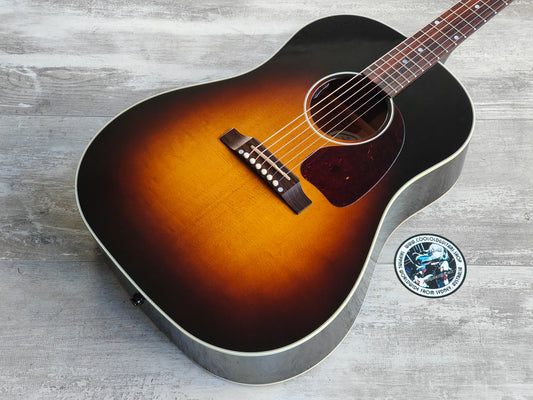 2021 Gibson J-45 Standard Acoustic Guitar w/LR Baggs (Vintage Sunburst)