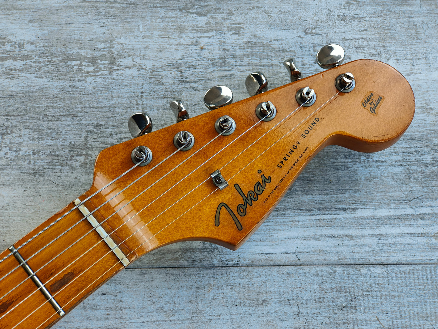 1981 Tokai Japan ST-70 Springy Sound '57 Reissue Stratocaster (Black)