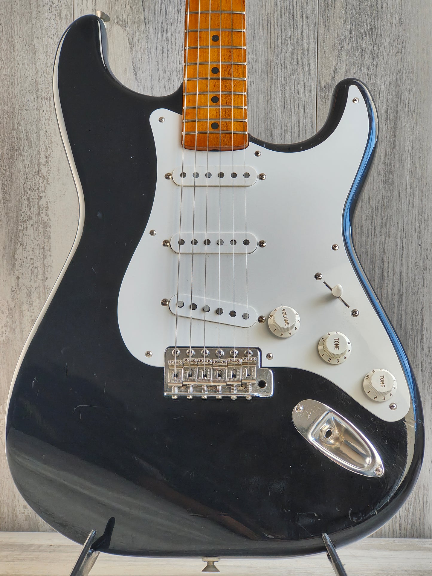 1981 Tokai Japan ST-70 Springy Sound '57 Reissue Stratocaster (Black)