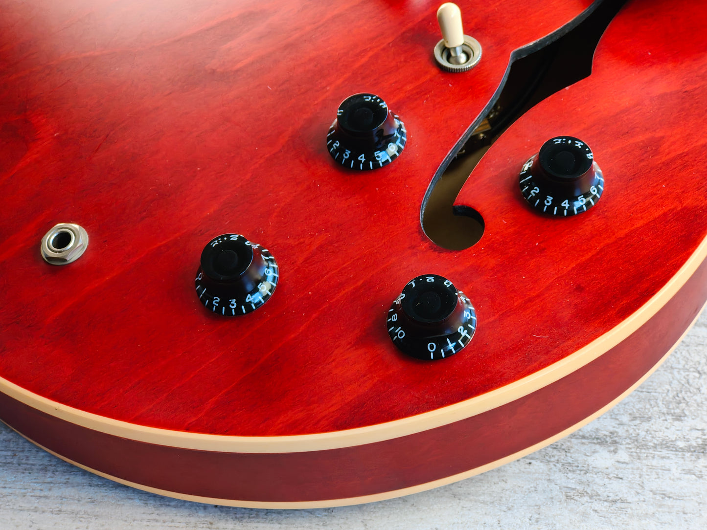 2012 Gibson USA Custom Shop ES-335 Dot (Satin Faded Cherry Red)