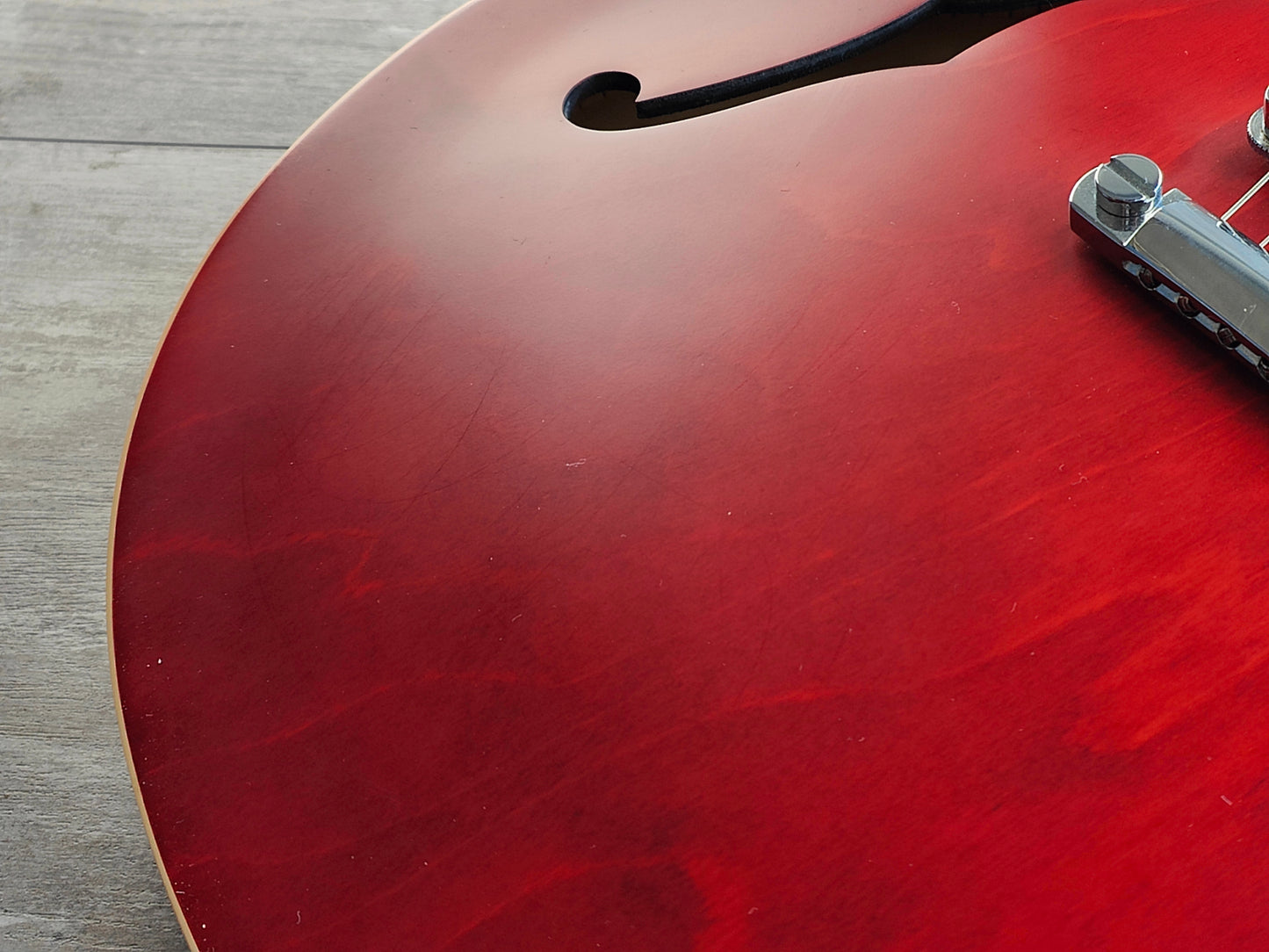 2012 Gibson USA Custom Shop ES-335 Dot (Satin Faded Cherry Red)