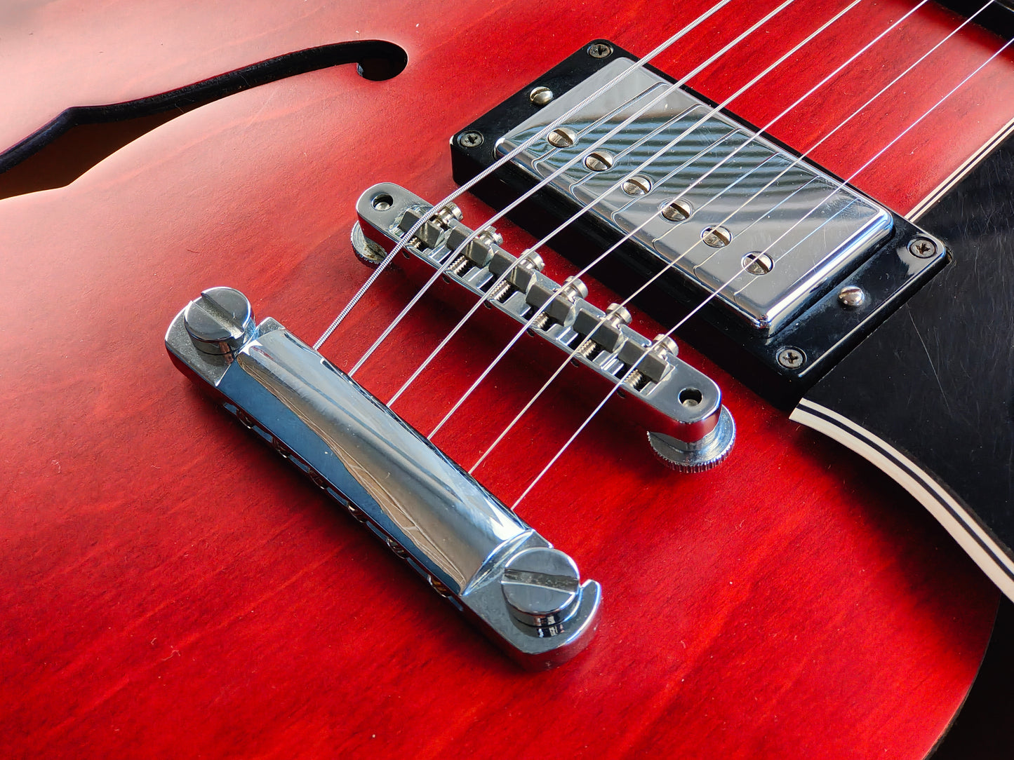 2012 Gibson USA Custom Shop ES-335 Dot (Satin Faded Cherry Red)