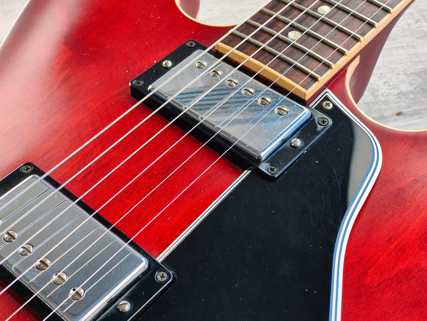 2012 Gibson USA Custom Shop ES-335 Dot (Satin Faded Cherry Red)