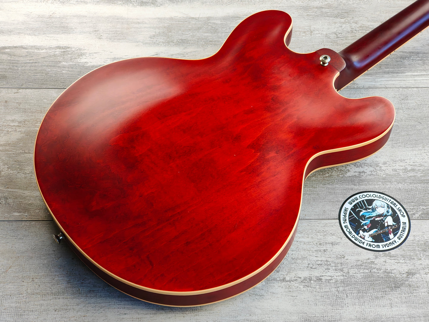 2012 Gibson USA Custom Shop ES-335 Dot (Satin Faded Cherry Red)