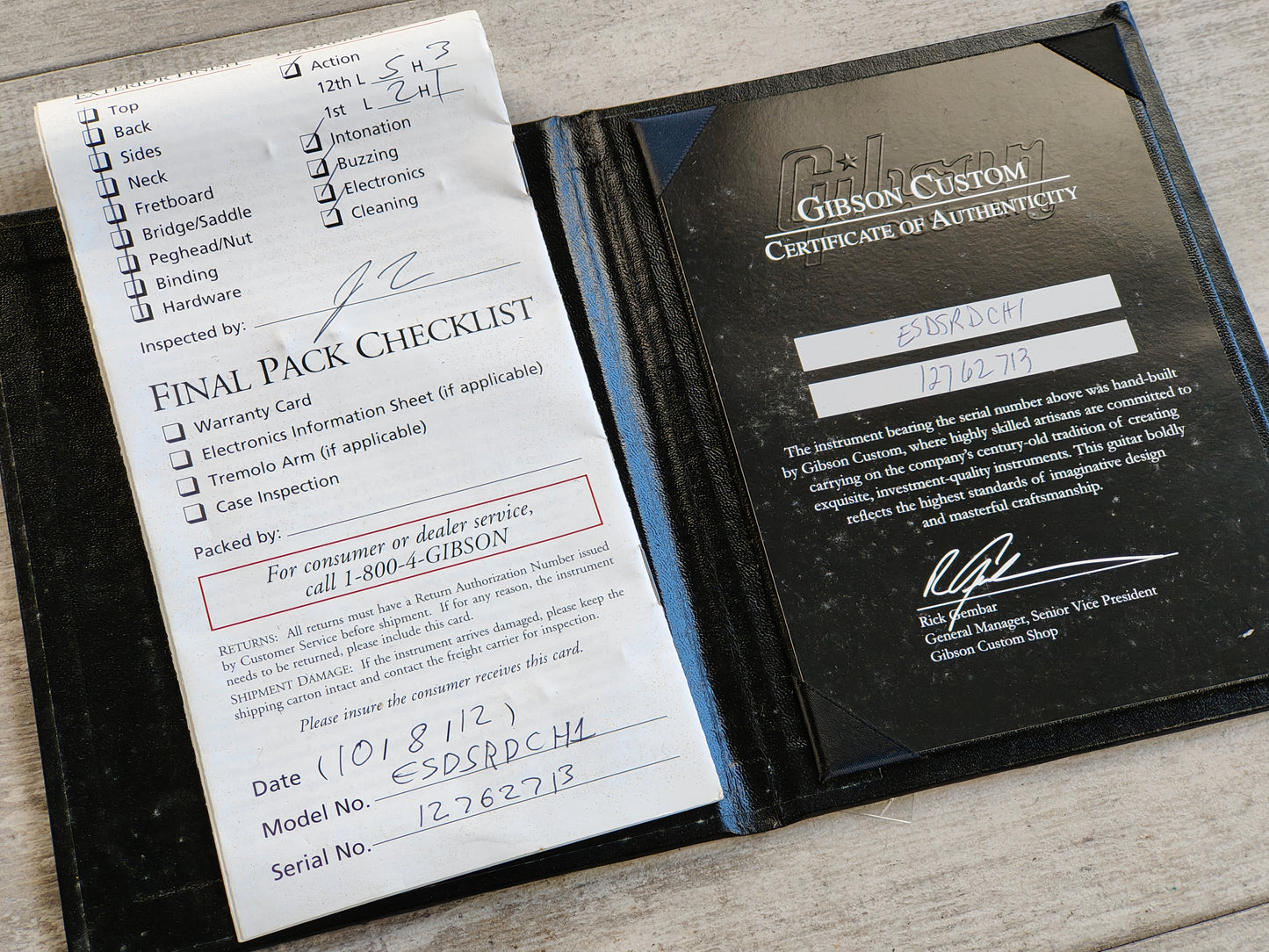 2012 Gibson USA Custom Shop ES-335 Dot (Satin Faded Cherry Red)