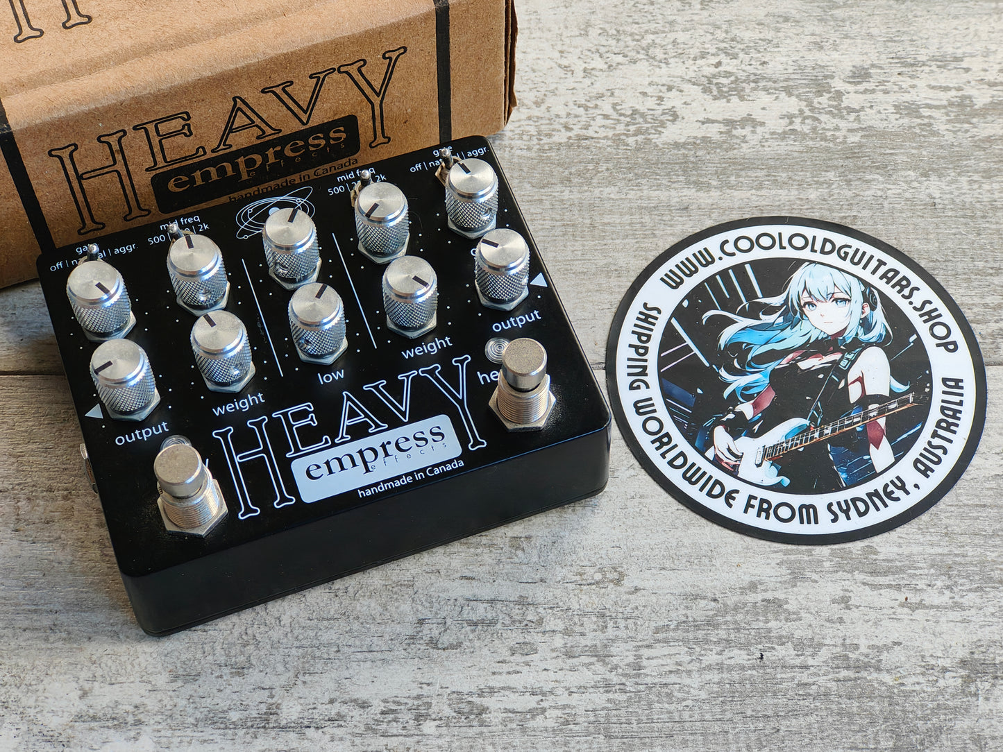 empress distortion pedal Empress Effects Heavy Dual Distortion Pedal – Cool Old Guitars