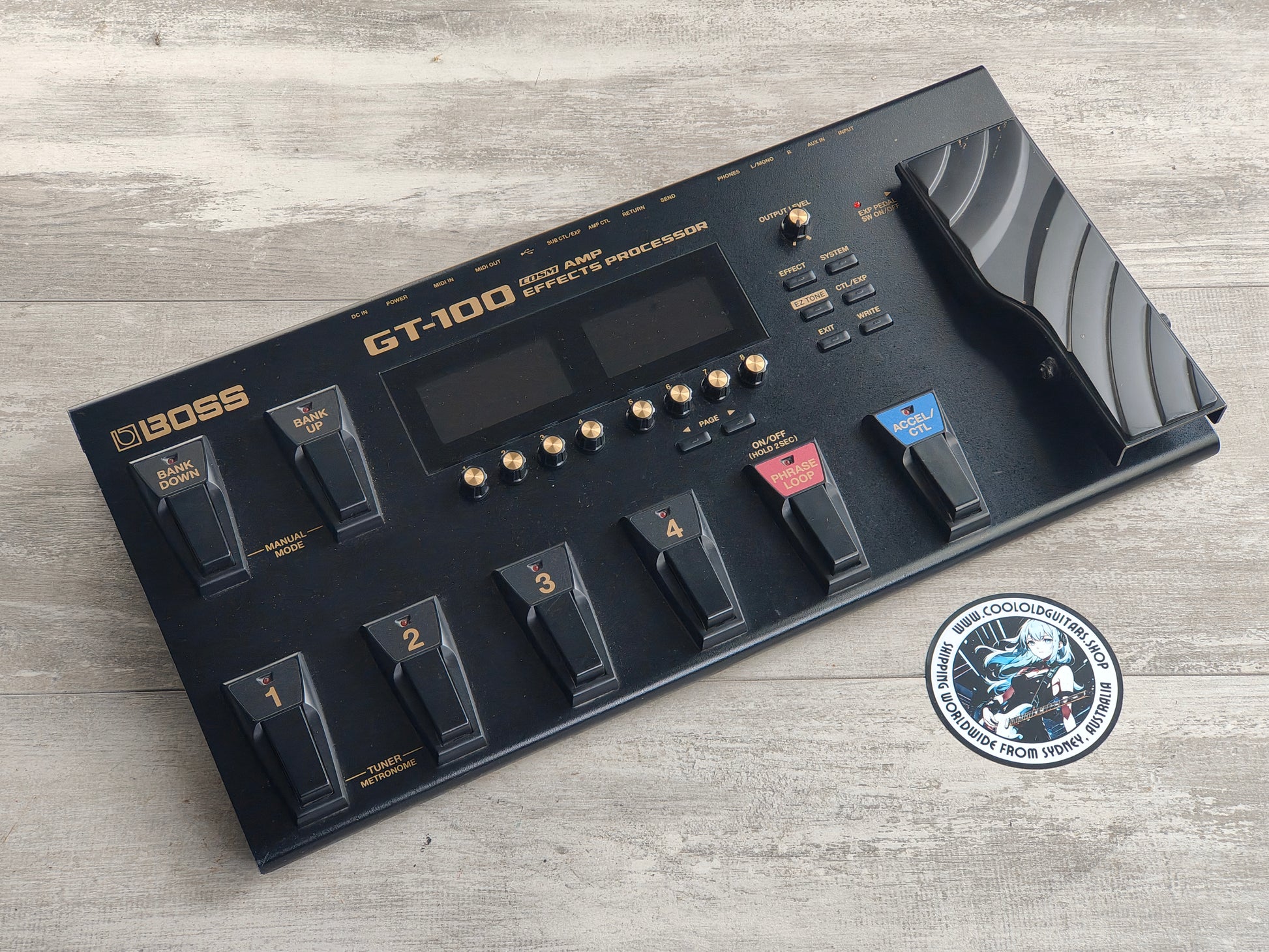 boss gt 100 pedal Boss GT-100 Guitar Multi Effects – Cool Old Guitars