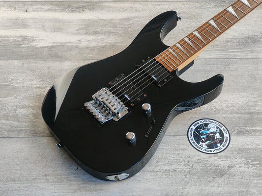 2010 Jackson JS32R Reverse Headstock Dinky w/Floyd Rose (Black)