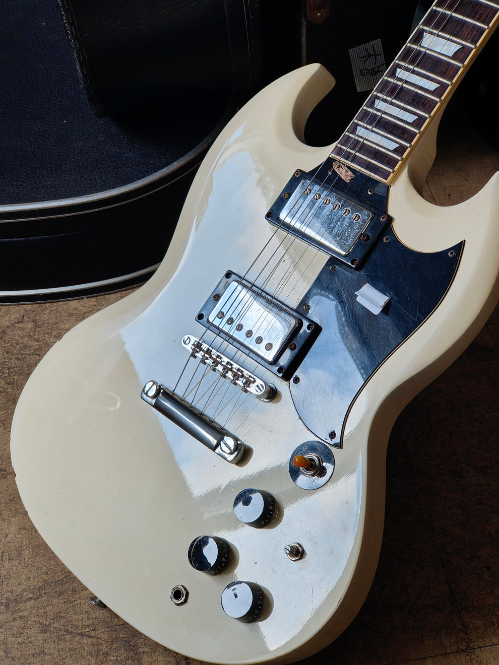 1990's Samick SG-7 Double Cutaway SG - Thrift Shop – Cool Old Guitars