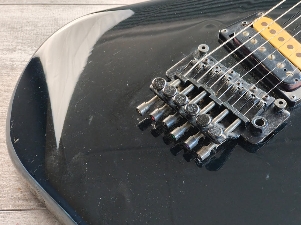 1980's Kramer Japan LK1-BF HS Superstrat (Black) – Cool Old Guitars
