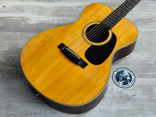 1970's Yamaki Japan No.13 Folk OM Acoustic Guitar (Natural)