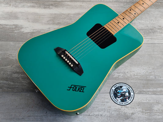 1980's Tokai Folkel Carbon Body Acoustic Guitar (Seafoam Green)