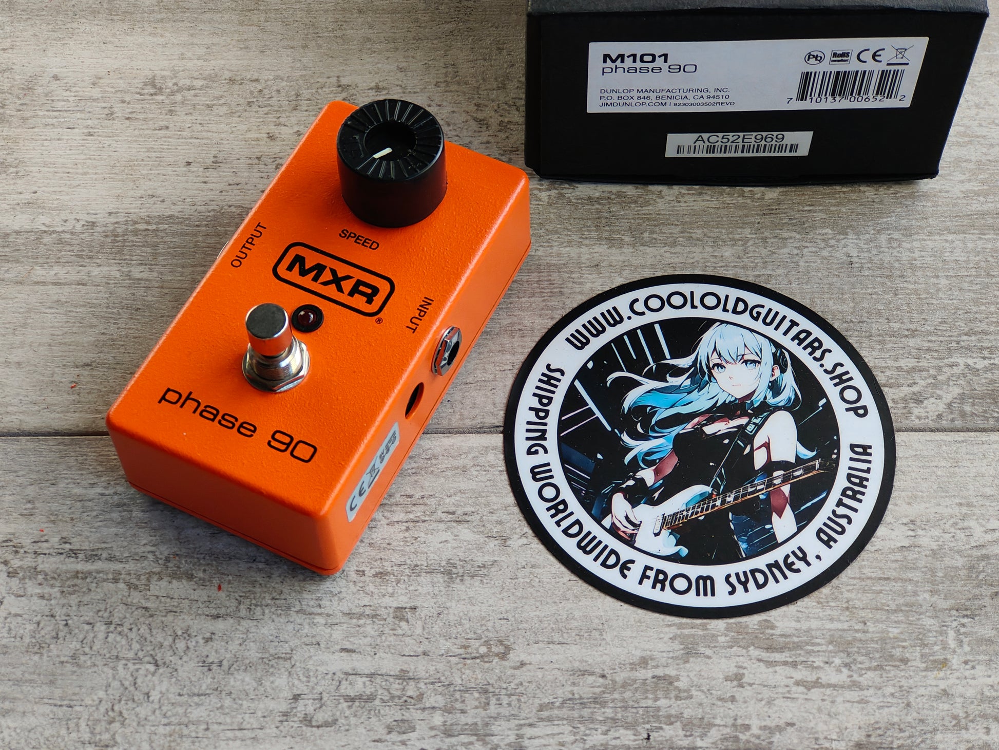 mxr m101 phase 90 pedal MXR M101 Phase 90 Phaser Pedal – Cool Old Guitars