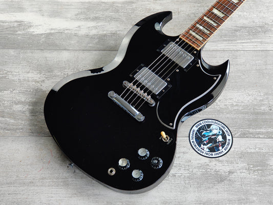 1989 Orville (Gibson) Japan SG-65 '62 Reissue SG Double Cutaway (Black)