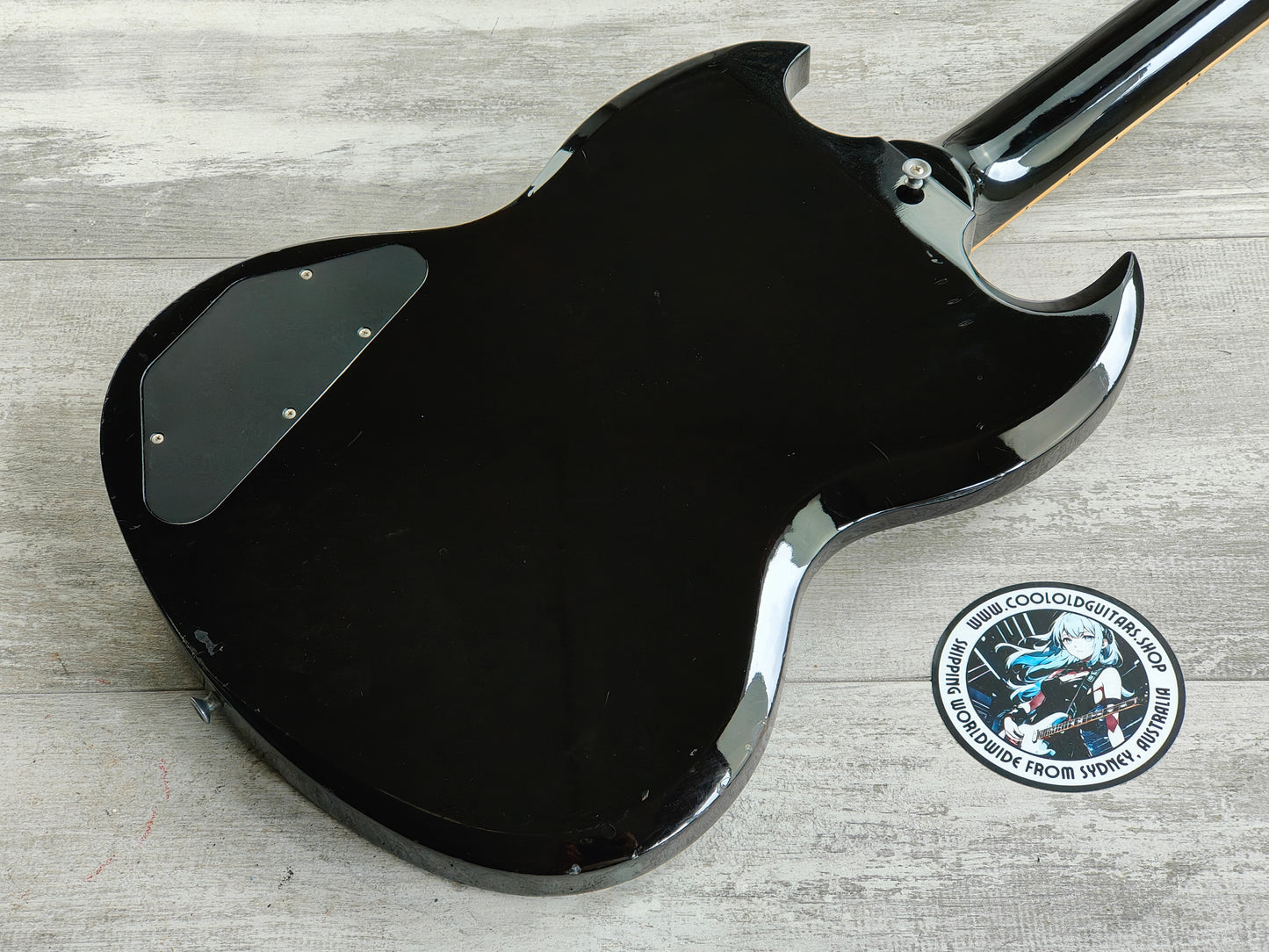 1989 Orville (Gibson) Japan SG-65 '62 Reissue SG Double Cutaway (Black)