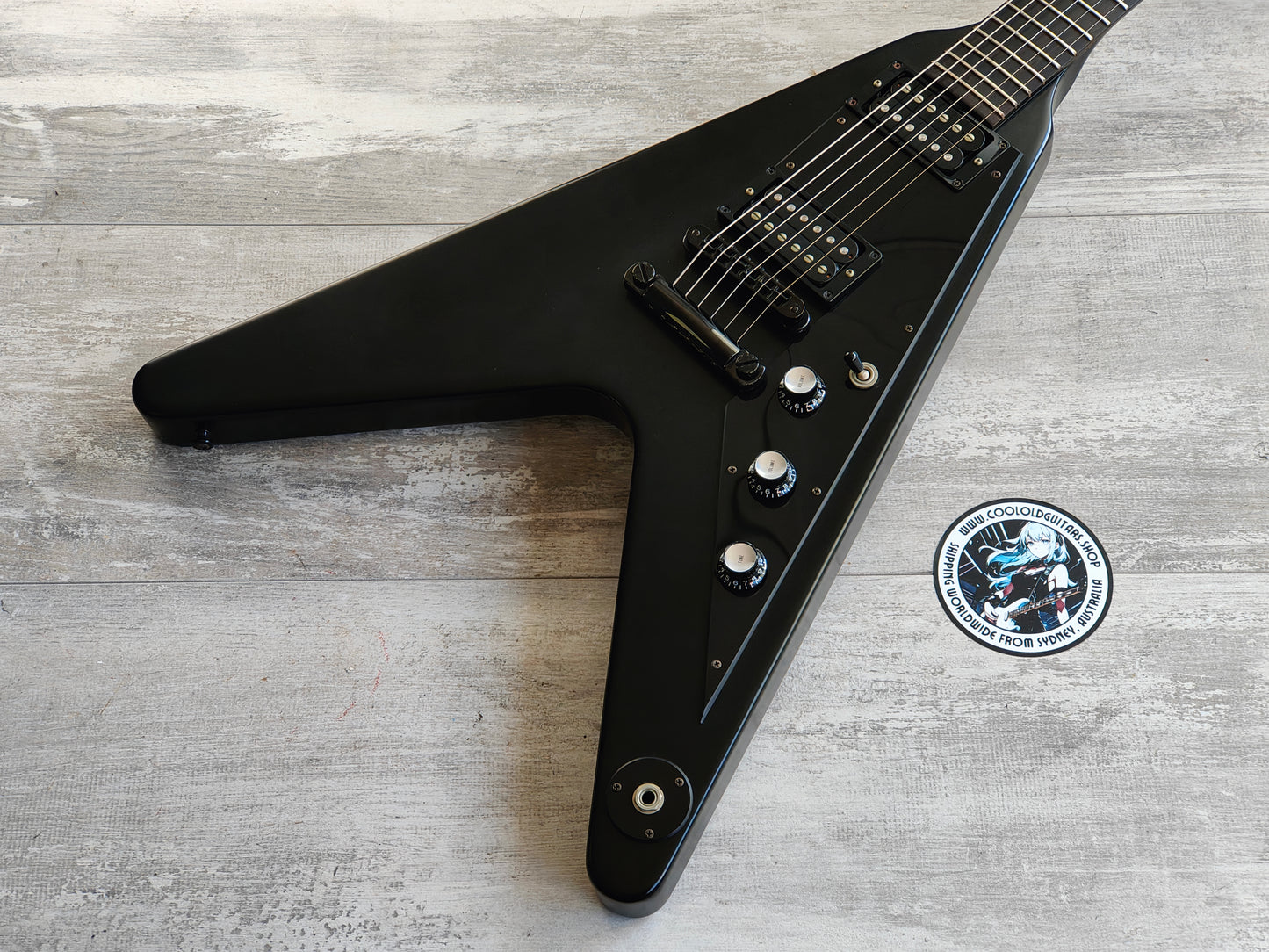 2000 Gibson USA Flying V Gothic (Black)