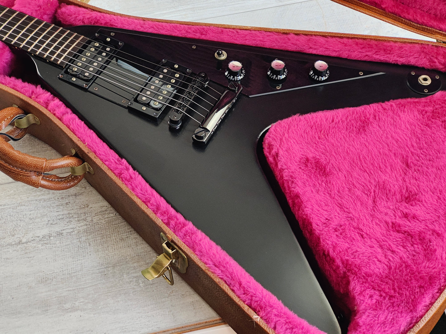 2000 Gibson USA Flying V Gothic (Black)