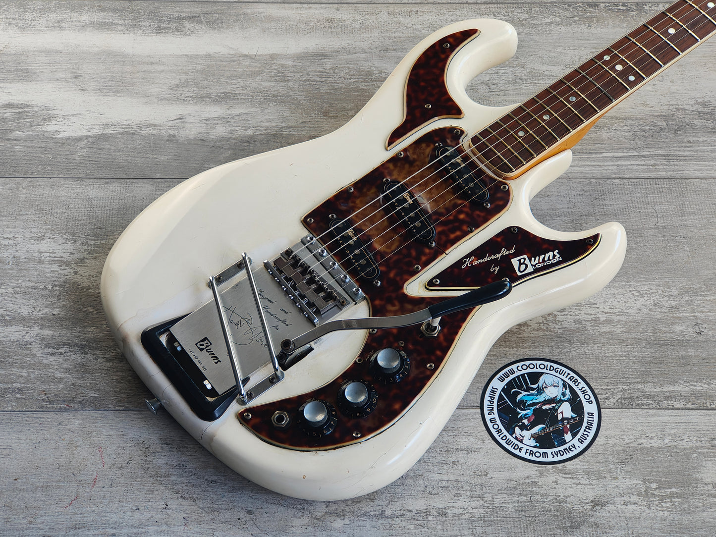 1965 Burns London Hank Marvin Model (White)