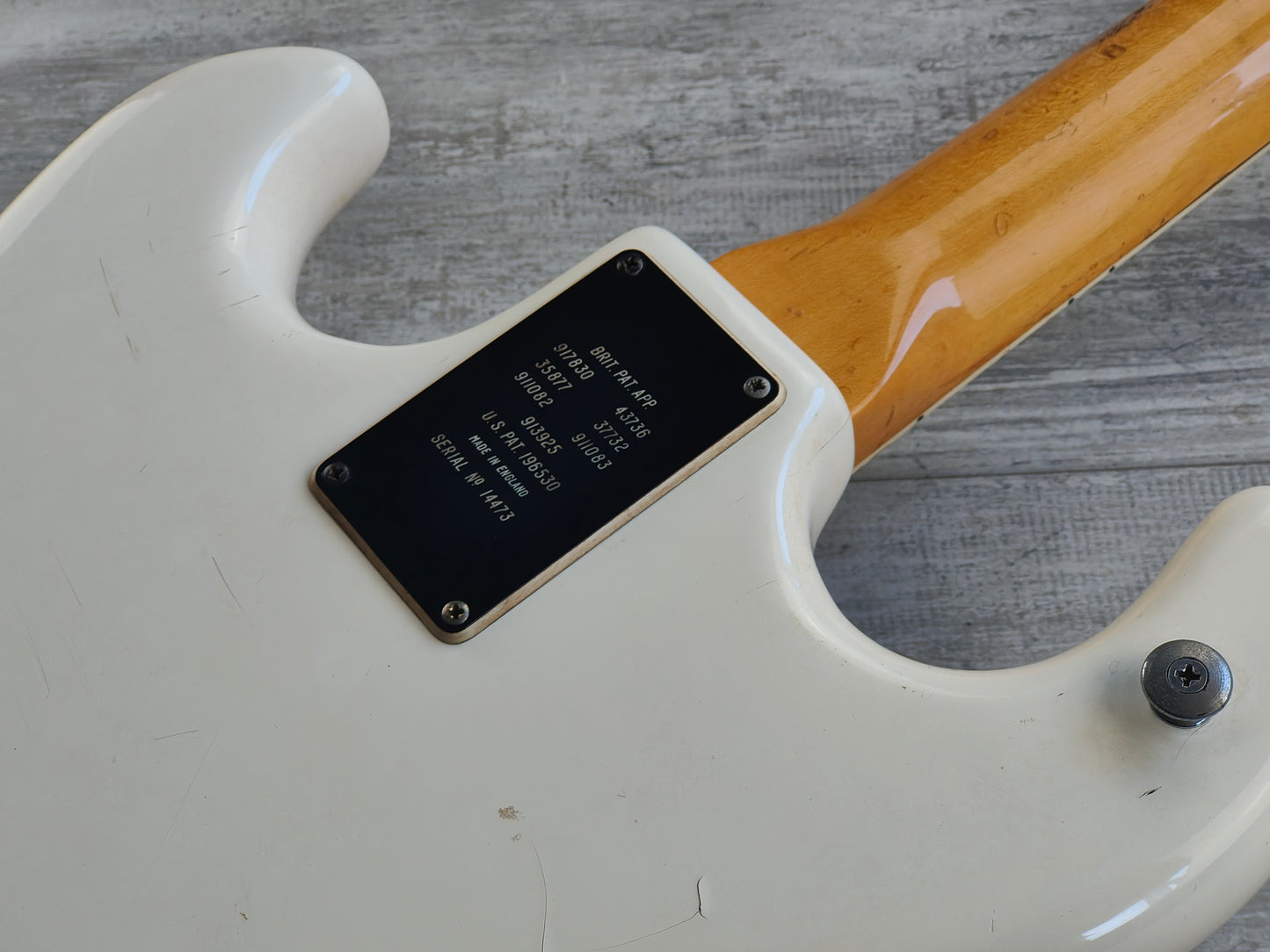 1965 Burns London Hank Marvin Model (White)