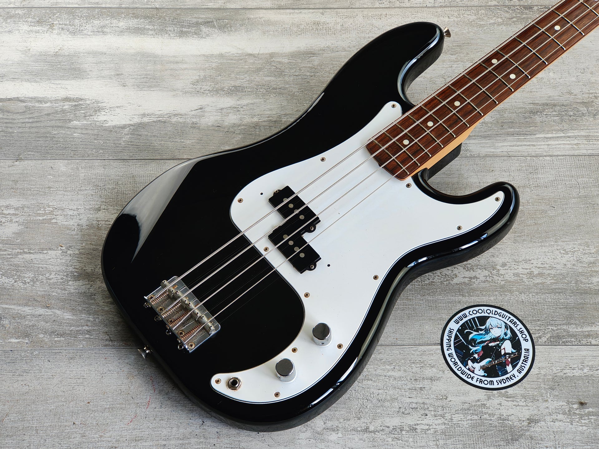 2010 Fender Japan PB-STD Standard Precision Bass (Black) – Cool  