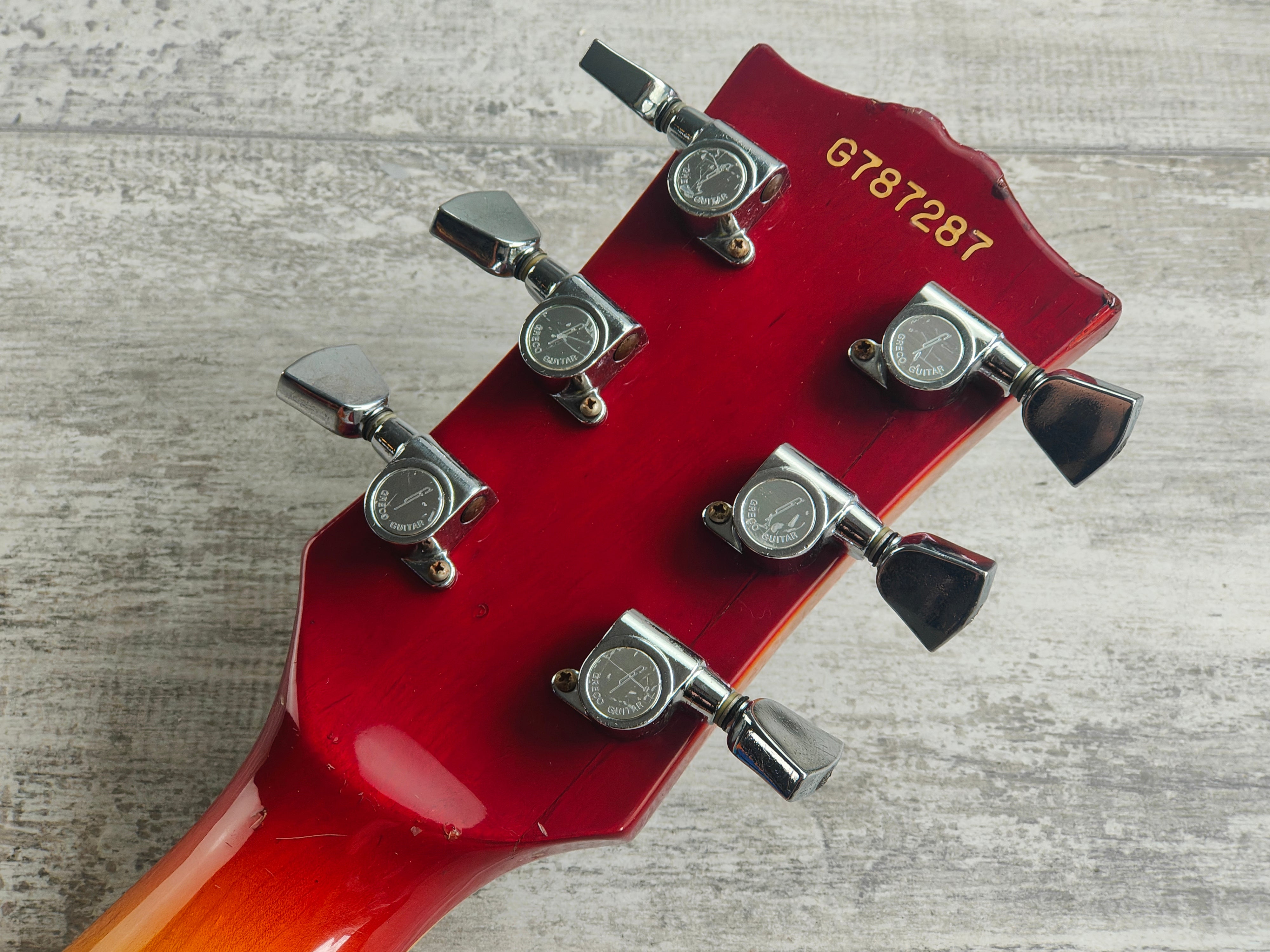 1978 Greco Japan EG-600PR 3PU Les Paul Custom (Cherry 1978 Greco Japan EG-600PR 3PU Les Paul Custom (Cherry