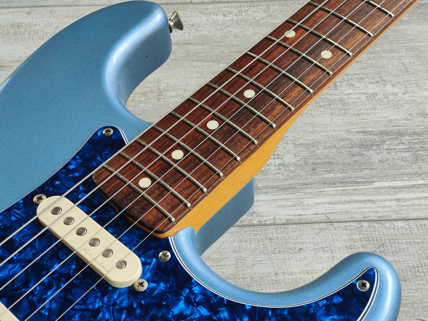 1993 Fender Japan ST62 '62 Reissue Stratocaster w/Noiseless Pickups (Ice Blue Metallic)