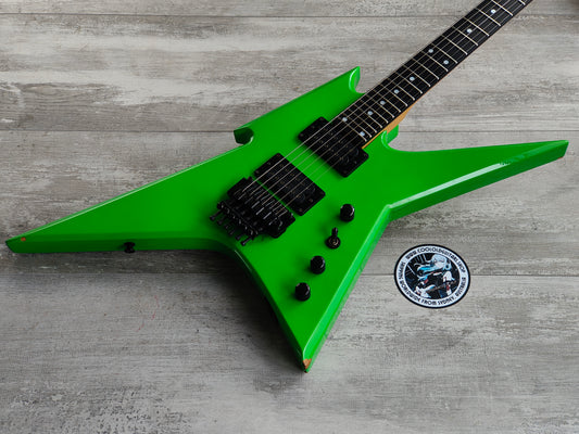 1988 BC Rich Japan NJ Series Ironbird - ERANAN Ishibashi Custom Order (Fluro Green)