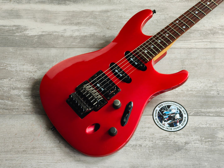 1989 Ibanez Japan 540S Saber HSS Superstrat (Lipstick Red) Cool