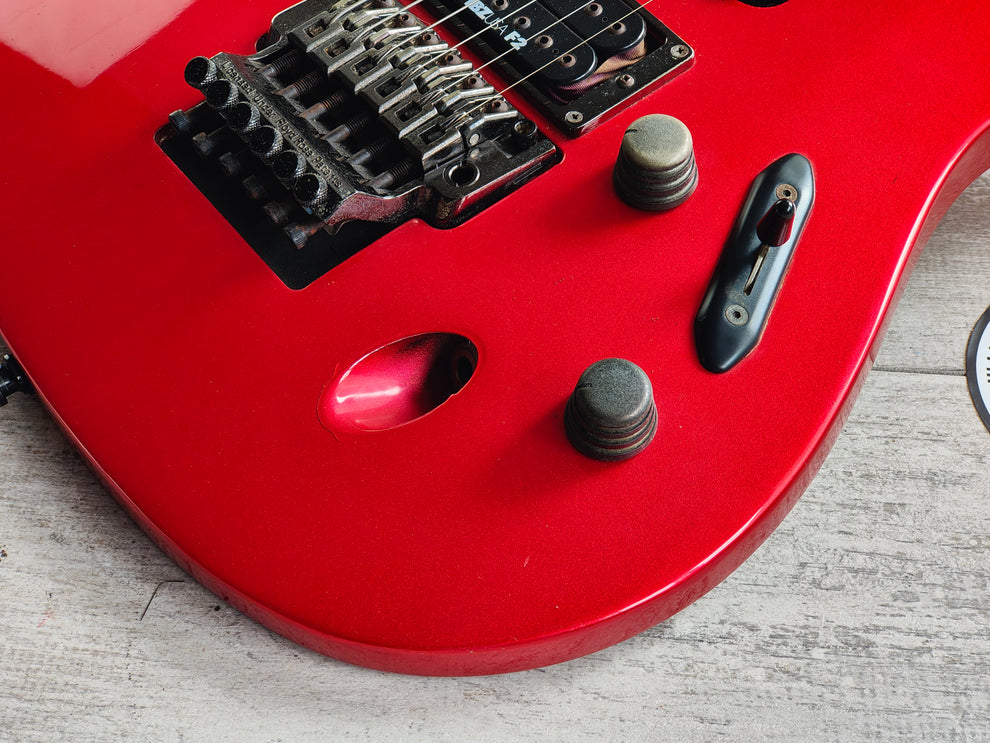1989 Ibanez Japan 540S Saber HSS Superstrat (Lipstick Red) Cool
