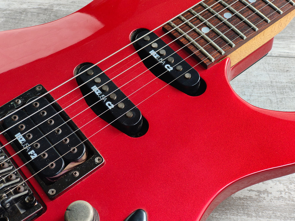 1989 Ibanez Japan 540S Saber HSS Superstrat (Lipstick Red) Cool