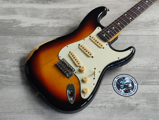 2002 Fender Japan ST62-70TX '62 Reissue Stratocaster w/Texas Specials (Sunburst)