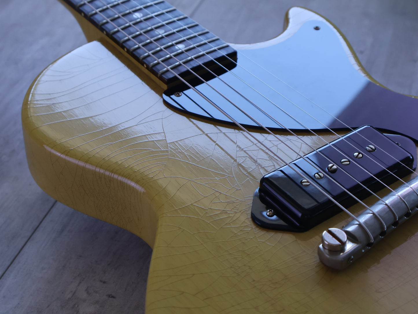 2022 Gibson USA Custom Shop Murphy Lab '57 Les Paul Junior (Ultra Light Aged TV Yellow)