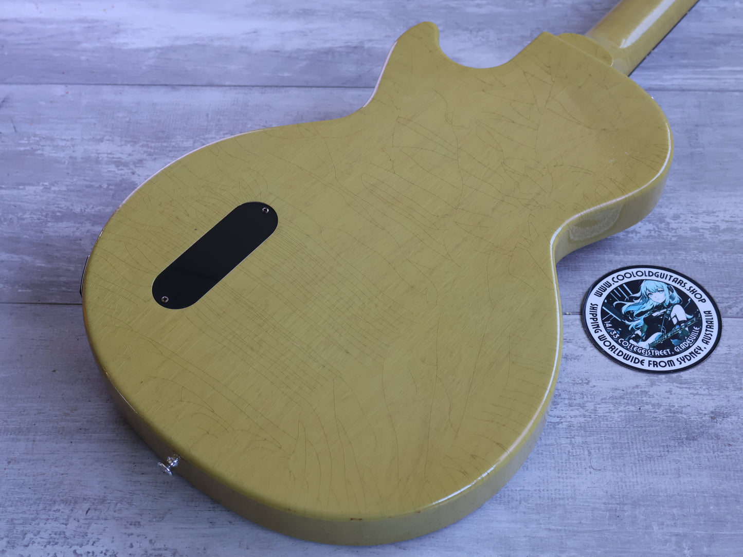 2022 Gibson USA Custom Shop Murphy Lab '57 Les Paul Junior (Ultra Light Aged TV Yellow)