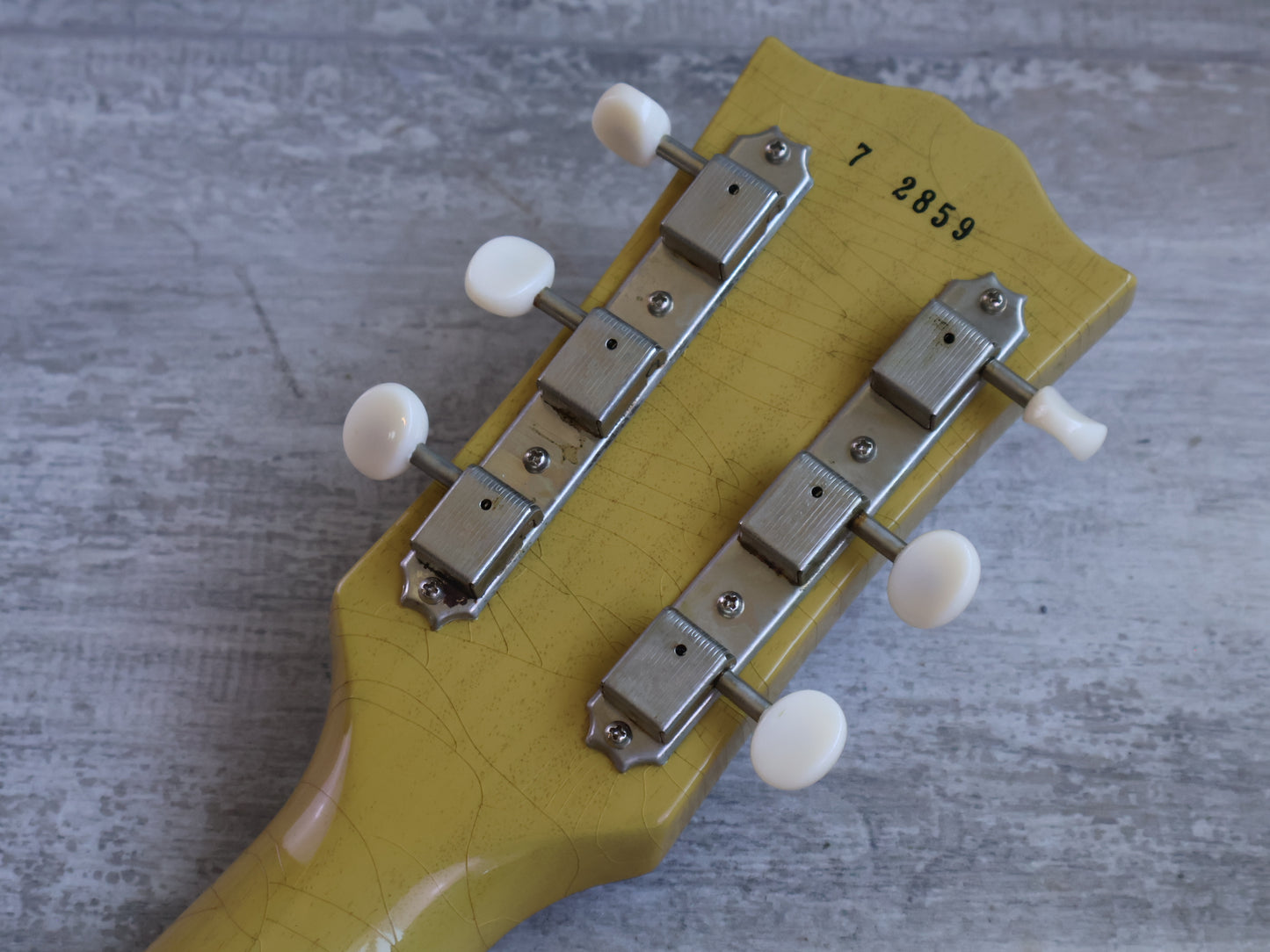 2022 Gibson USA Custom Shop Murphy Lab '57 Les Paul Junior (Ultra Light Aged TV Yellow)