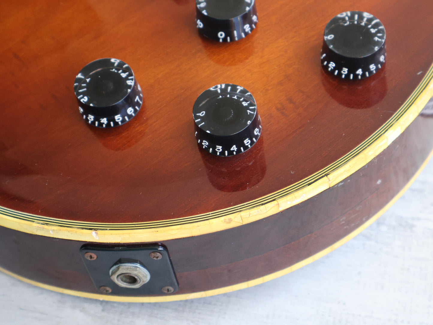 1978 Aria Pro II Japan LC-600 Les Paul Custom (Violin Finish)