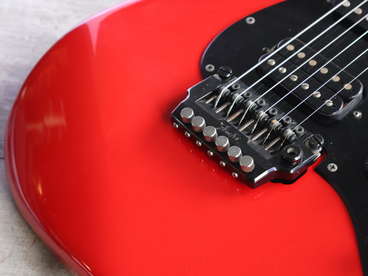 1985 Fender Japan Boxer "A Series" ST556 Boxer/Contemporary Stratocaster (Torino Red)