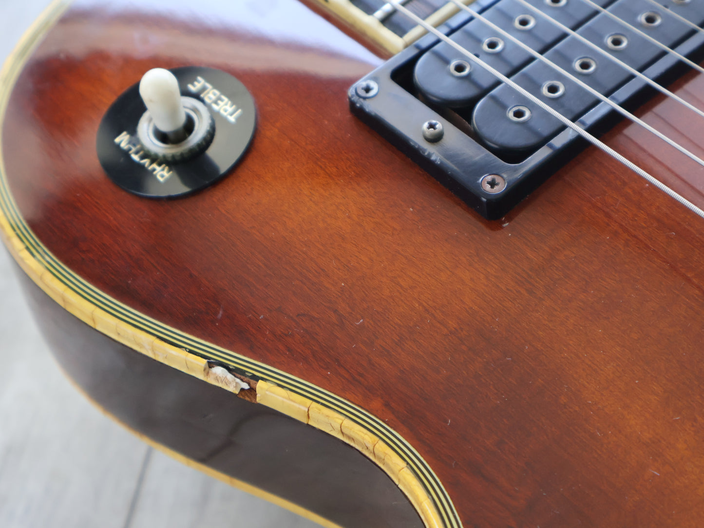 1978 Aria Pro II Japan LC-600 Les Paul Custom (Violin Finish)