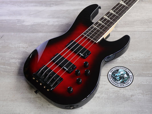 Jackson JS3VQ JS Series Concert 5-String Bass (Transparent Red Burst)