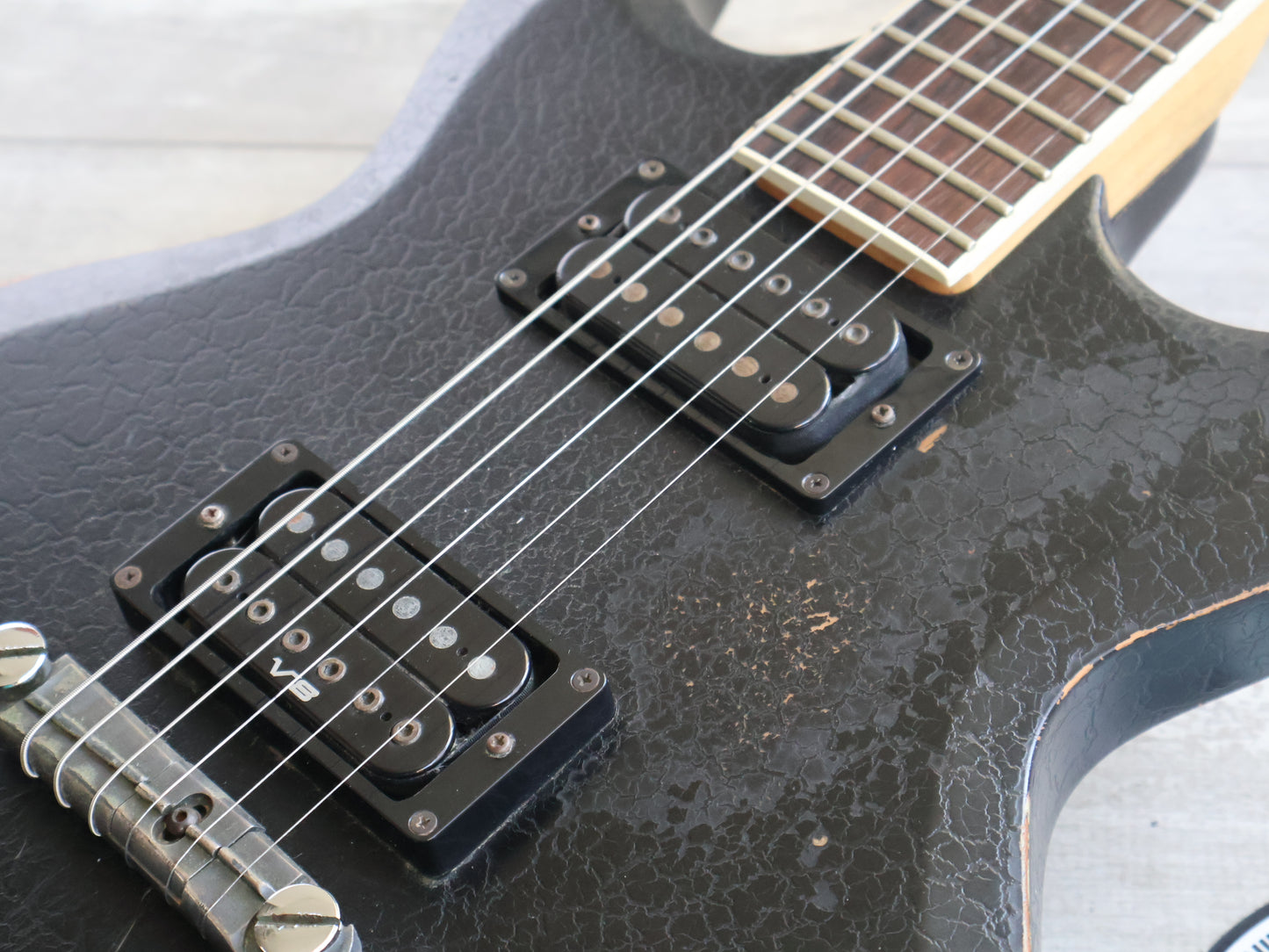 2003 Ibanez Japan AX1220 Prestige Double Cutaway (Biker Black)