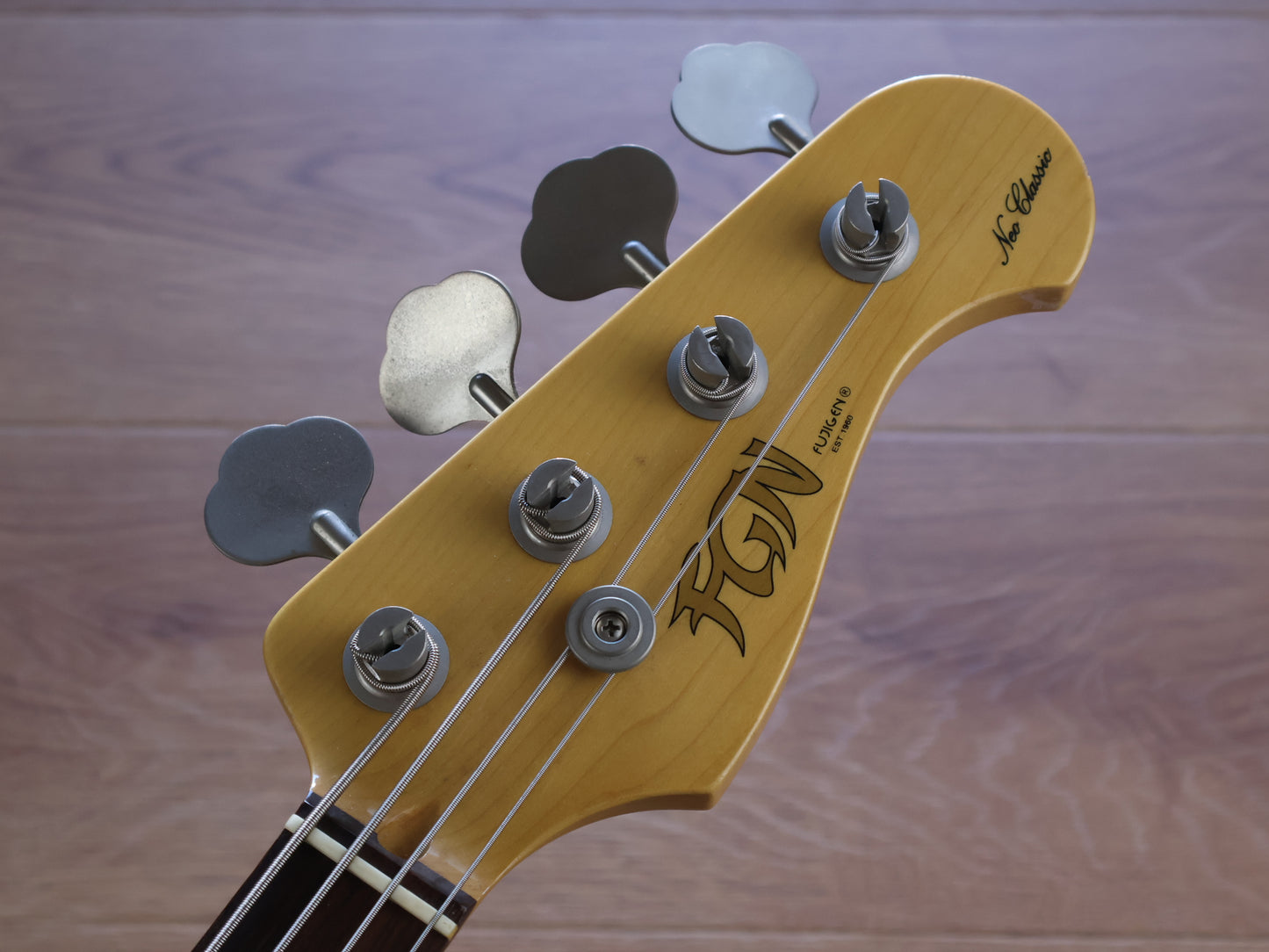 2011 FGN Fujigen Japan NPB100 Neo Classic Precision Bass (Candy Apple Red)