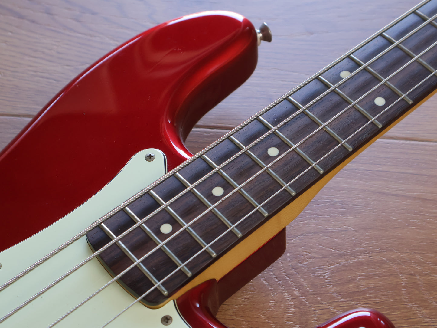 2011 FGN Fujigen Japan NPB100 Neo Classic Precision Bass (Candy Apple Red)