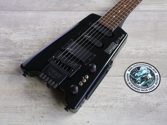1989 Hohner G3T Headless Guitar w/Steinberger System (Black)