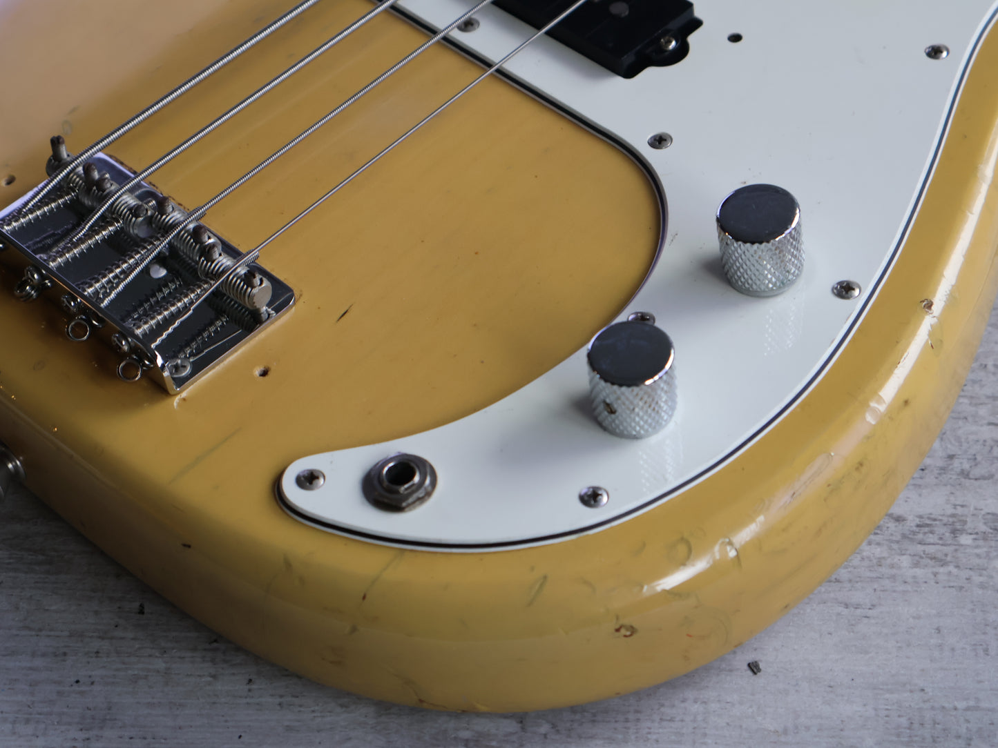 1983 Fernandes Japan RPB-70 Revival '59 Reissue Precision Bass (Blonde)