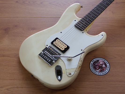 1984 Squier Japan SQ Series ST702 Contemporary Modified Stratocaster (Vintage White)